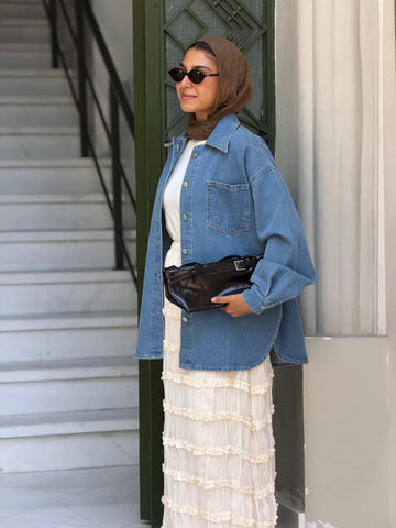 Jeans jacket X Bloom Line  ( full Set )